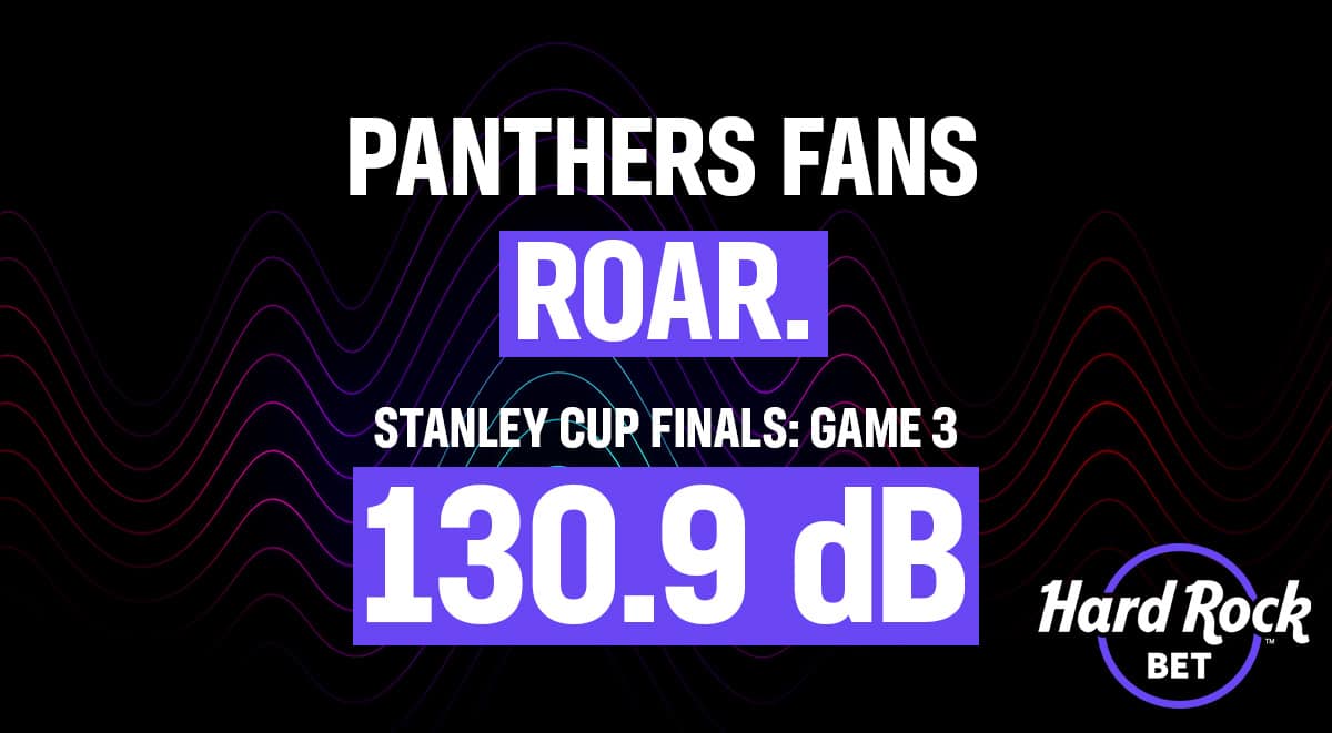 panthers fans roar: 130.9 db crowd