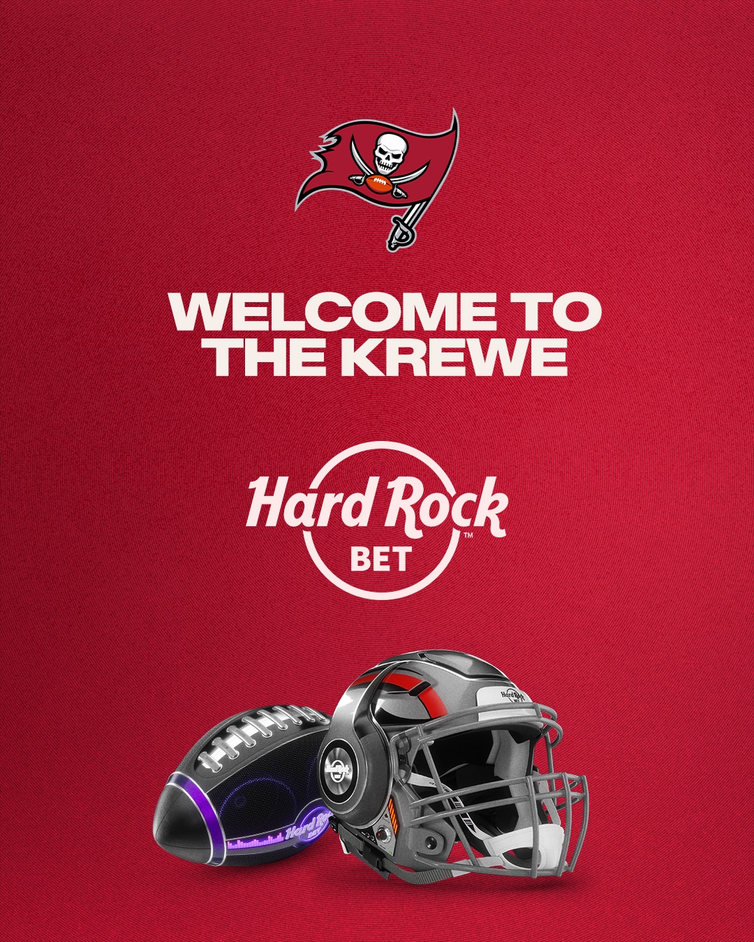 Hard Rock Bet partners with the tampa bay bucs