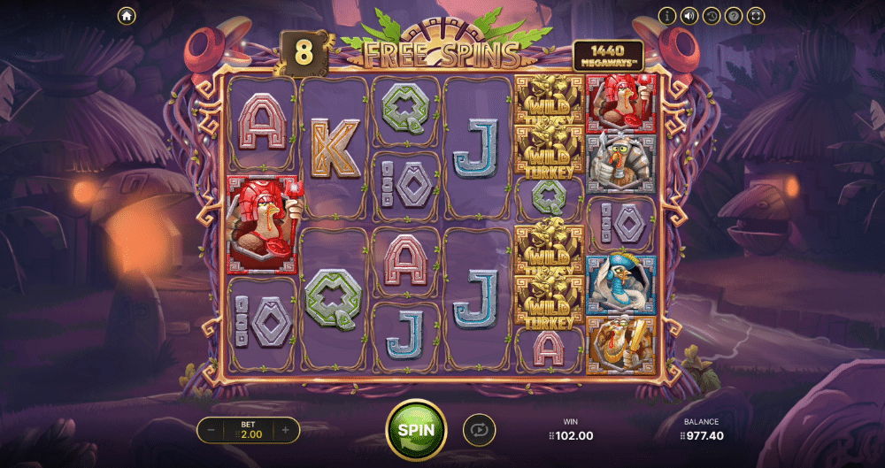 Wild Turkey Megaways slot