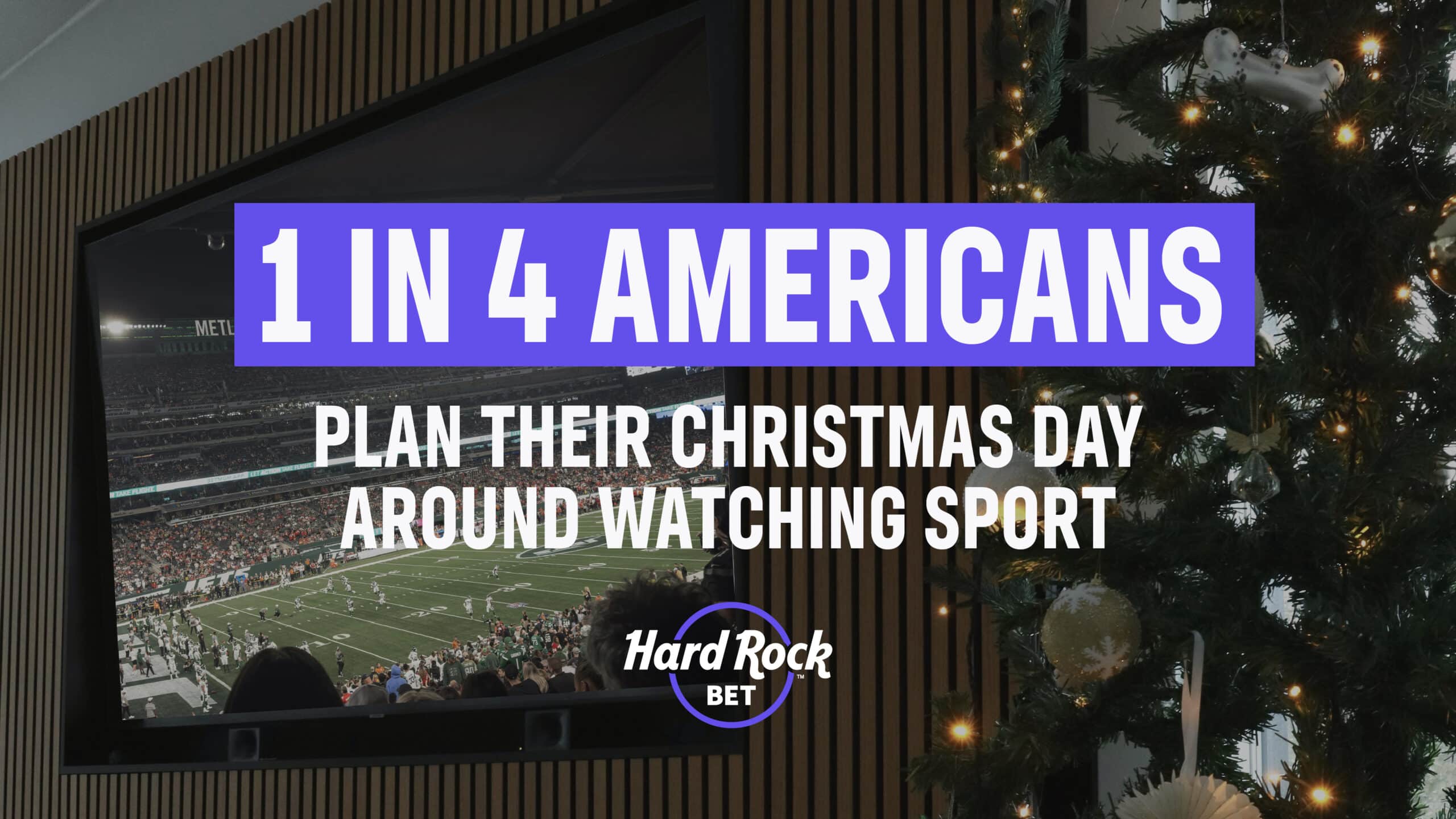 1 in 4 Americans plan Christmas around sports
