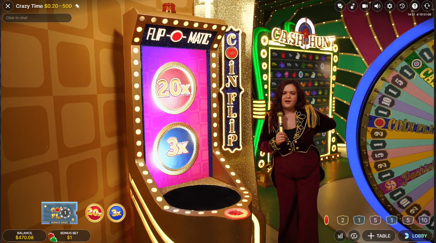 Crazy Time Coin Flip